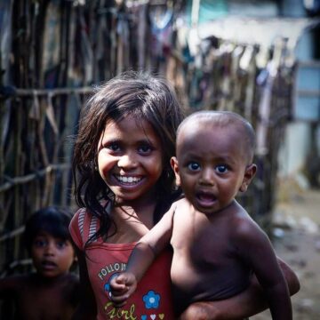 Rohingya Children Happy